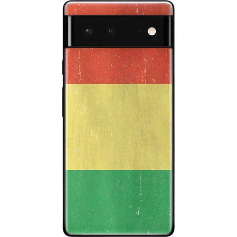 Bolivia Flag Distressed Google Pixel 6 Skin